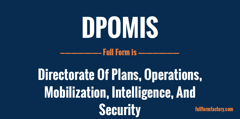 dpomis-full-form