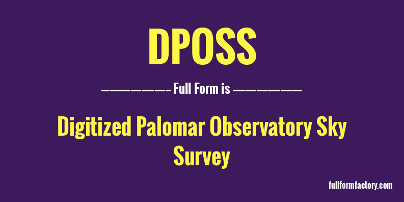dposs-full-form