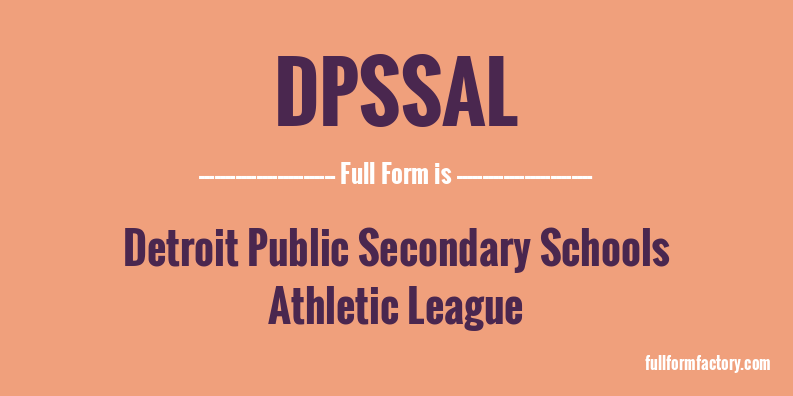 dpssal-full-form