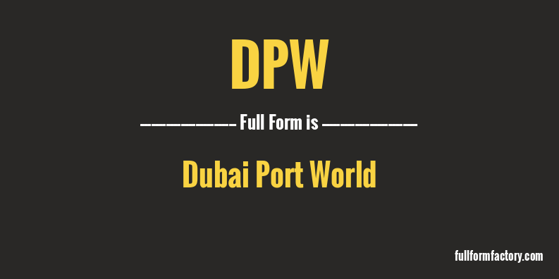 dpw-full-form