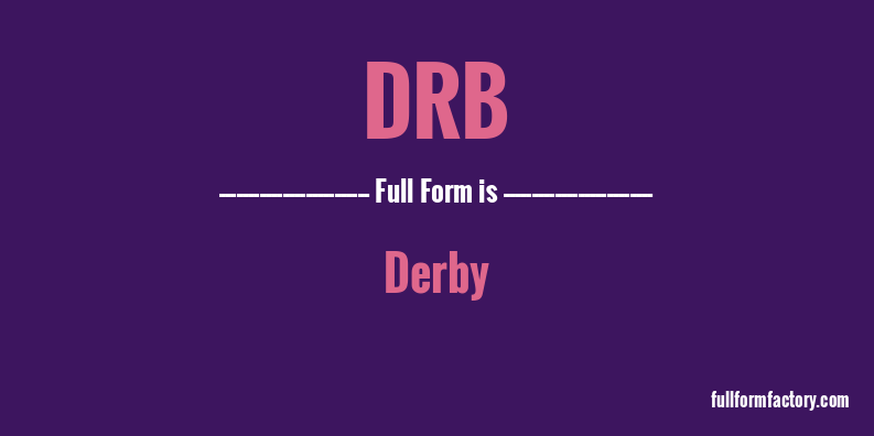 drb-full-form