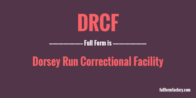 drcf-full-form