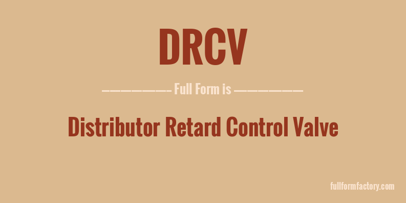 drcv-full-form