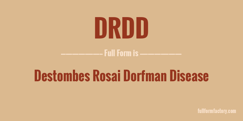 drdd-full-form