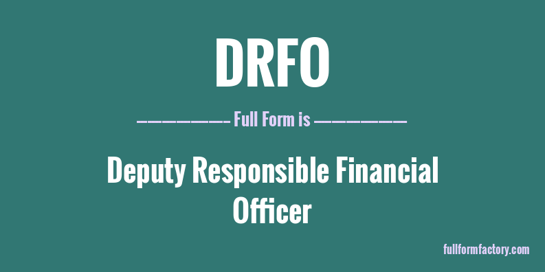 drfo-full-form