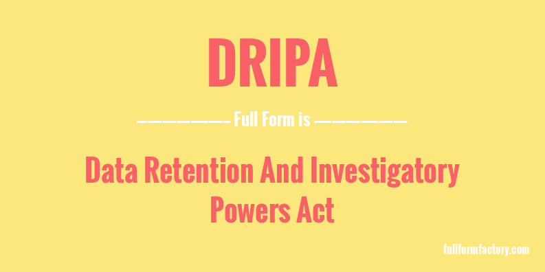dripa-full-form