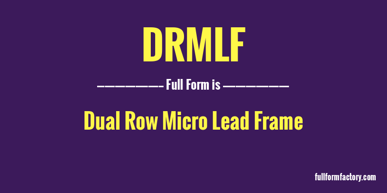 drmlf-full-form