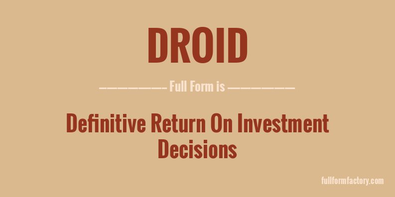 droid-full-form