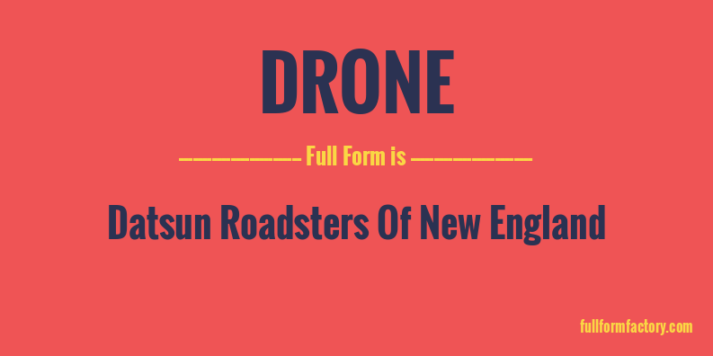 drone-full-form