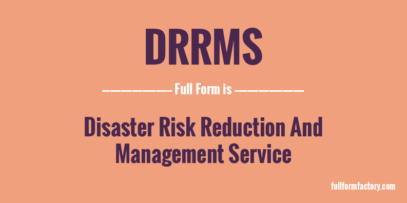 drrms-full-form