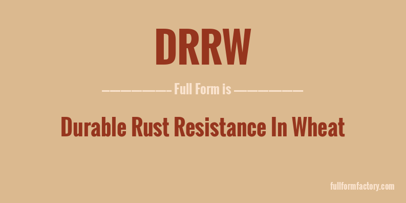 drrw-full-form