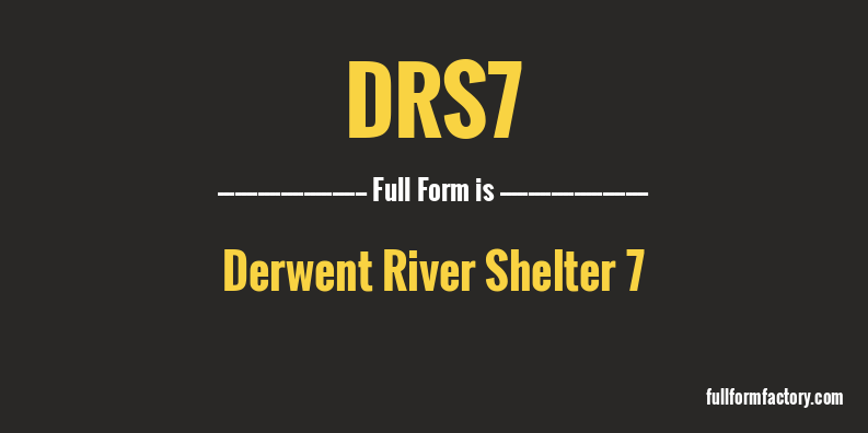 drs7-full-form