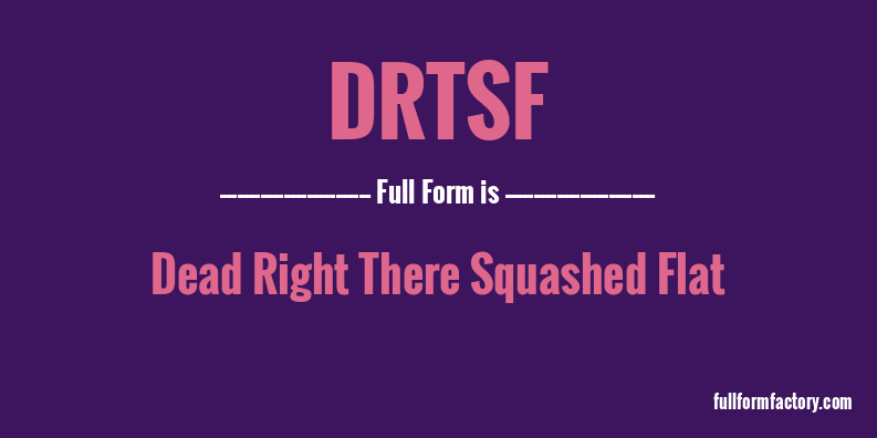 drtsf-full-form