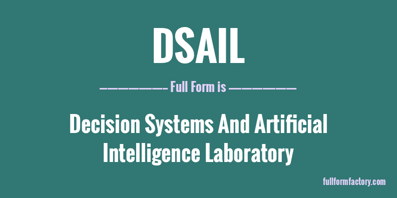 dsail-full-form