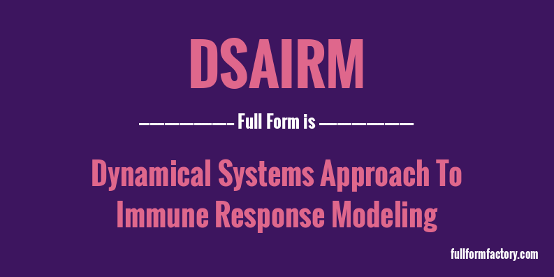 dsairm-full-form