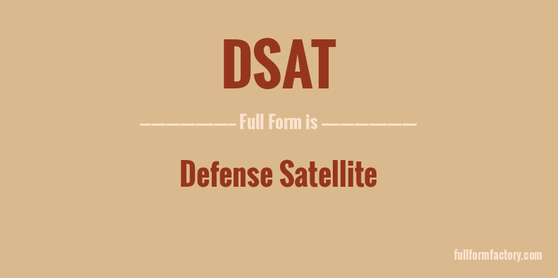 dsat-full-form