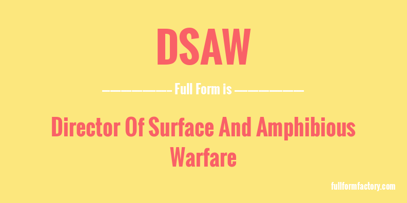 dsaw-full-form