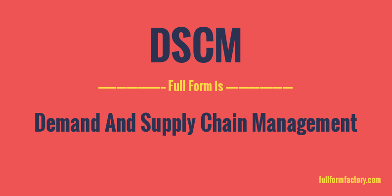 dscm-full-form