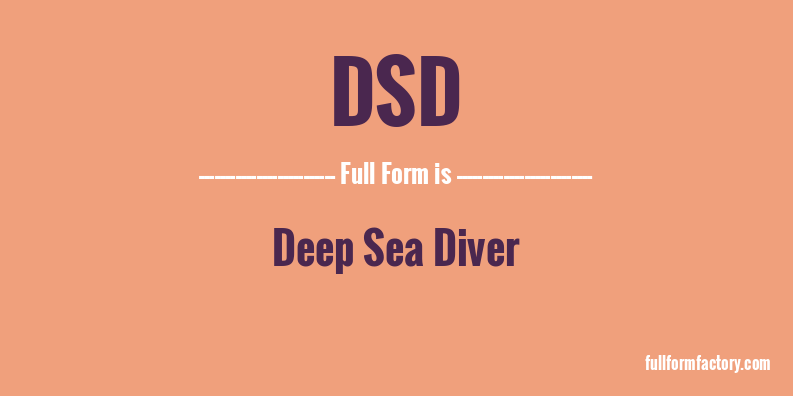 dsd-full-form