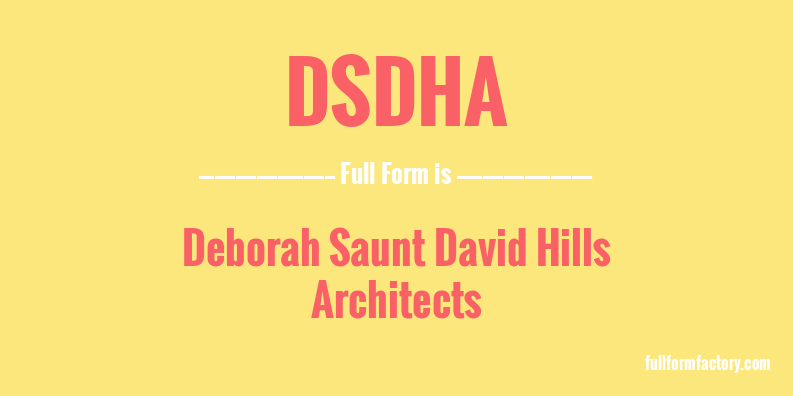 dsdha-full-form