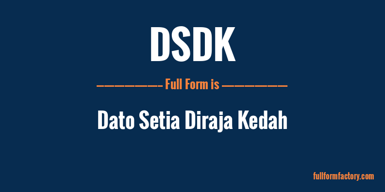 dsdk-full-form