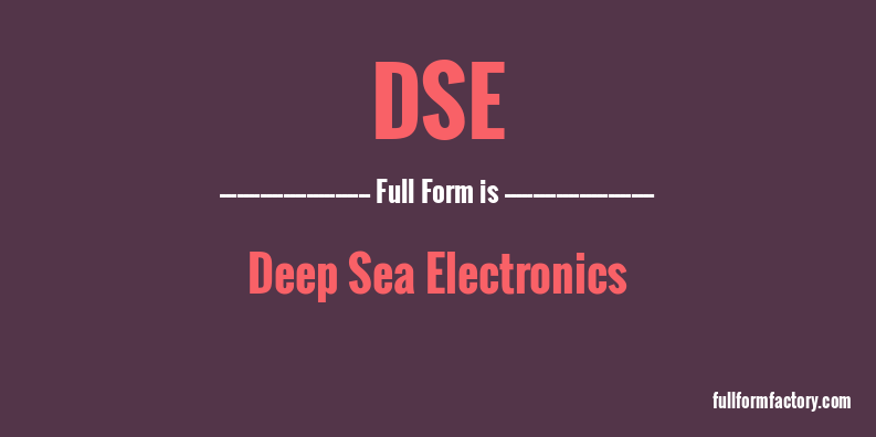 dse-full-form
