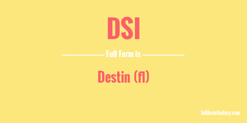 dsi-full-form