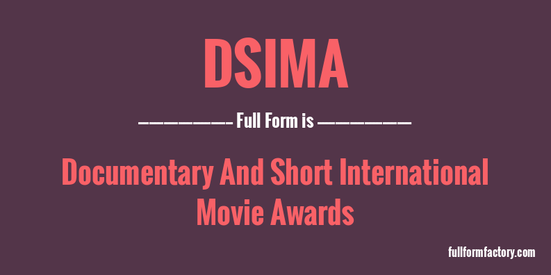 dsima-full-form