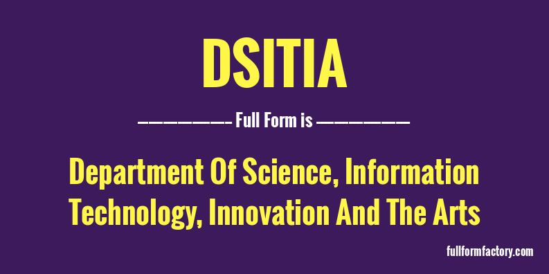 dsitia-full-form