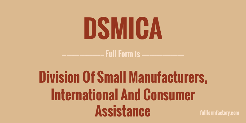 dsmica-full-form