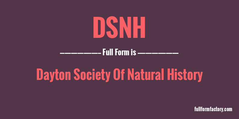 dsnh-full-form