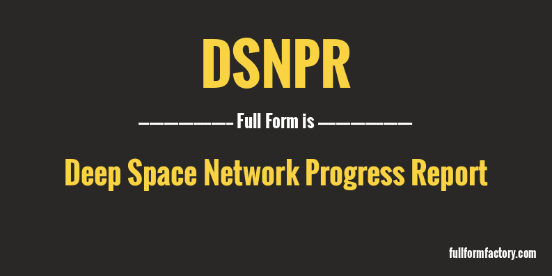 dsnpr-full-form