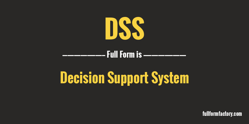 dss-full-form