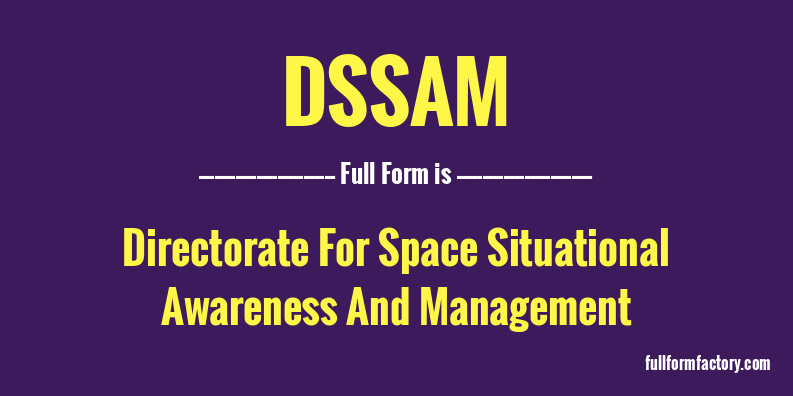 dssam-full-form