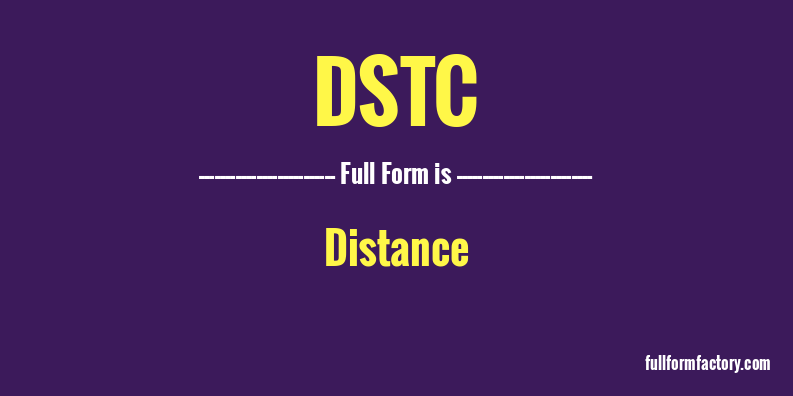 dstc-full-form