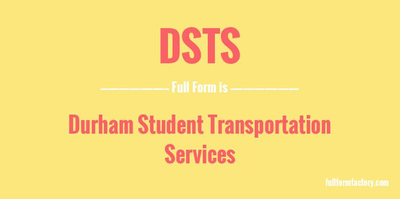 dsts-full-form