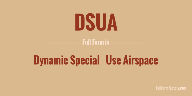 dsua-full-form