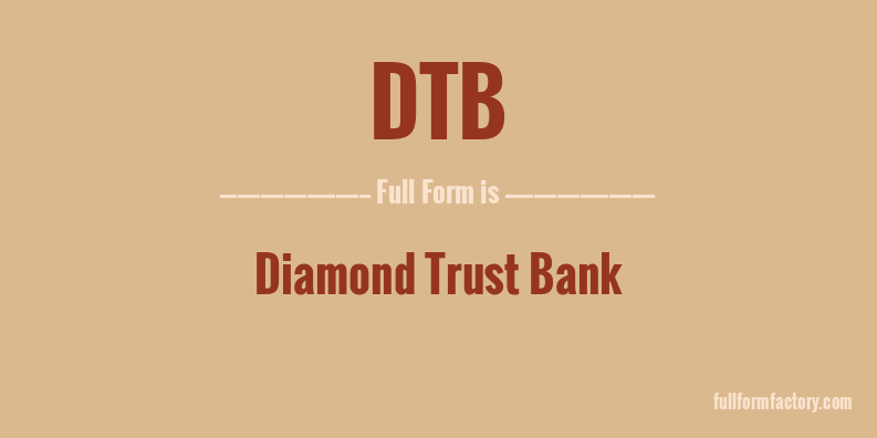 dtb-full-form