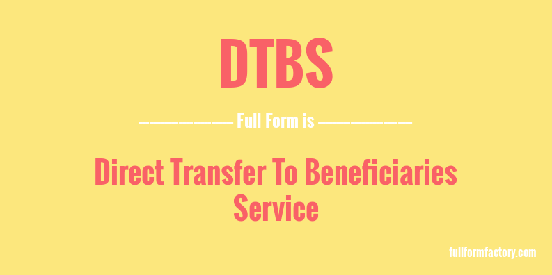 dtbs-full-form