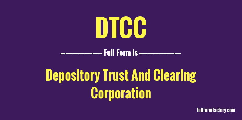 dtcc-full-form