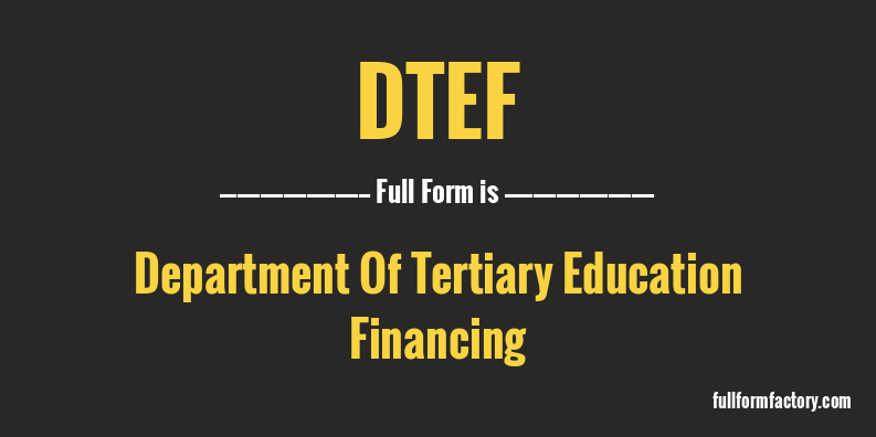dtef-full-form
