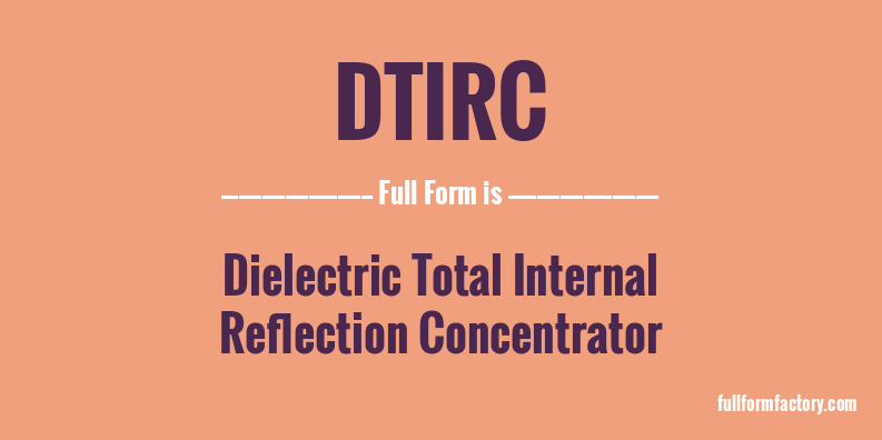 dtirc-full-form