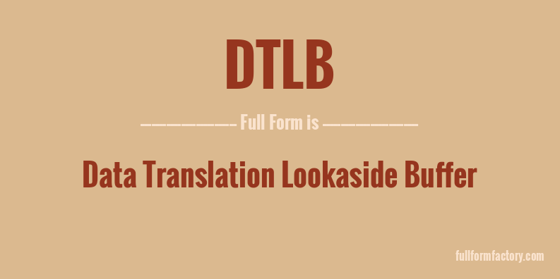 dtlb-full-form