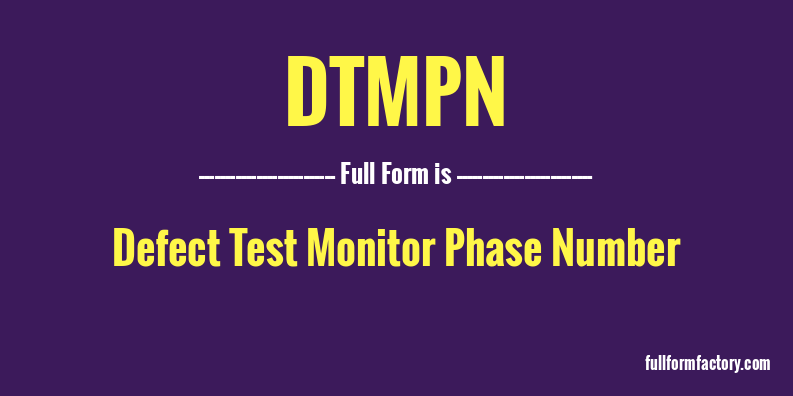dtmpn-full-form