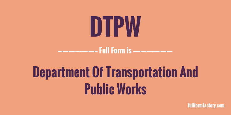 dtpw-full-form