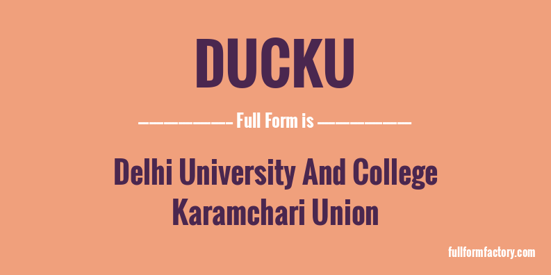 ducku-full-form