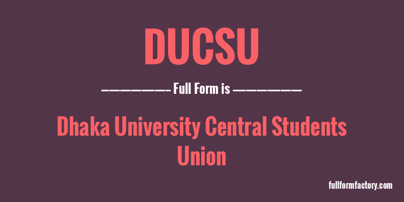 ducsu-full-form