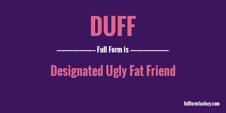 duff-full-form
