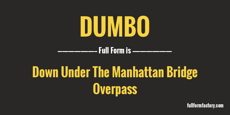 dumbo-full-form