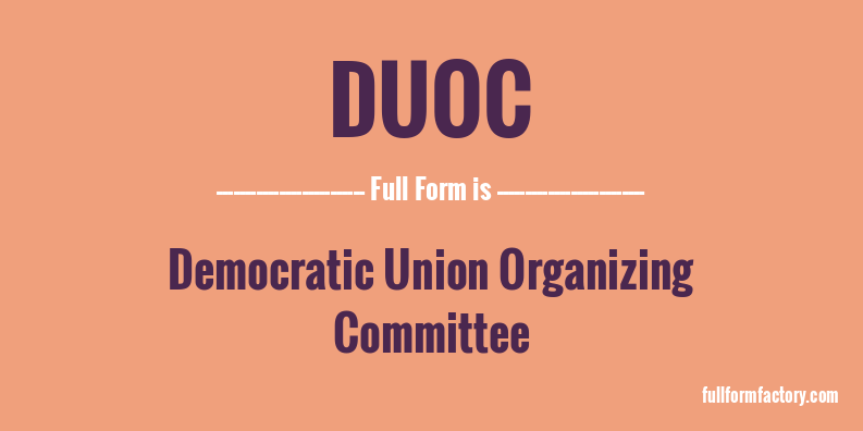 duoc-full-form